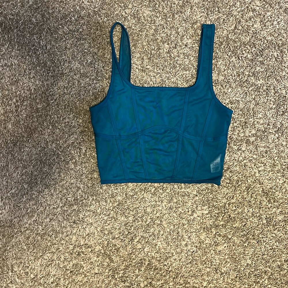 Garage corset tank top
